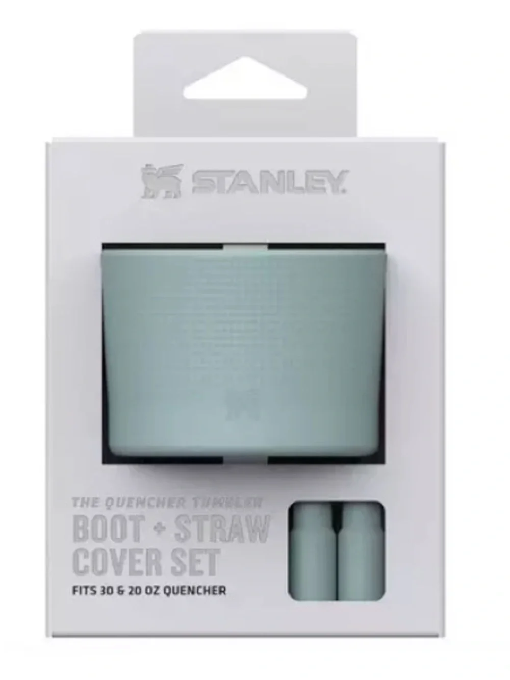 Brand New Stanley Quencher 20oz/30oz Boot and Straw Cover Set Seafoam